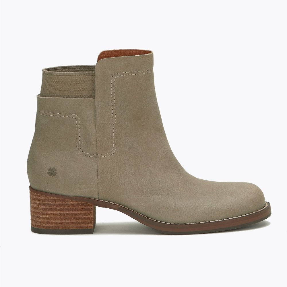 Lucky Brand Hirsi Bootie Open Gray size 6.5